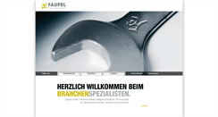 Desktop Screenshot of faupel-pr.de